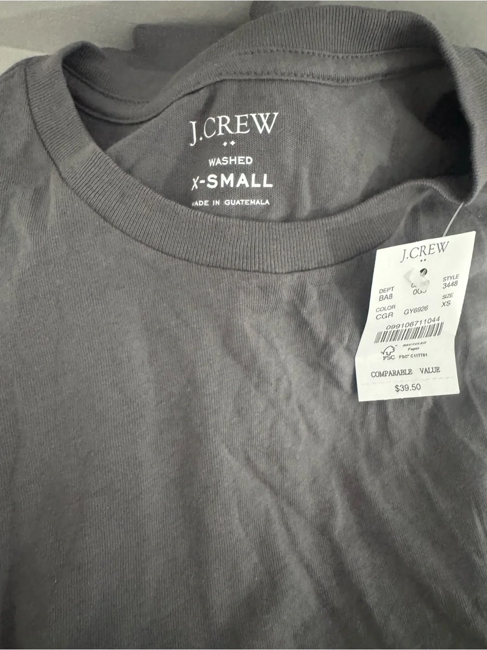 J. Crew Washed Long Sleeve